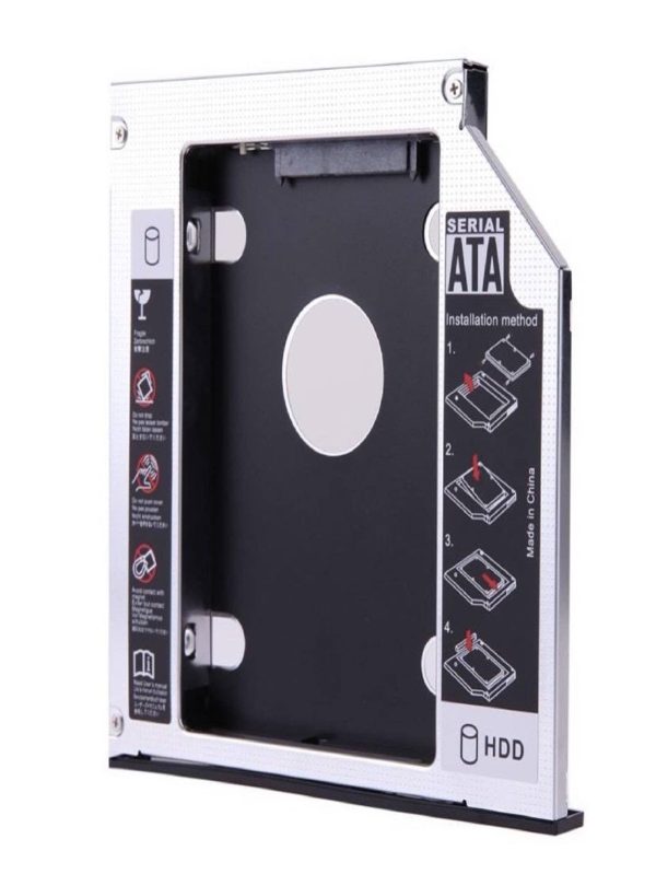 Adaptador Case Caddy 9,5mm Hd Ssd Sata 2.5 Gaveta Notebook - Imagem 2
