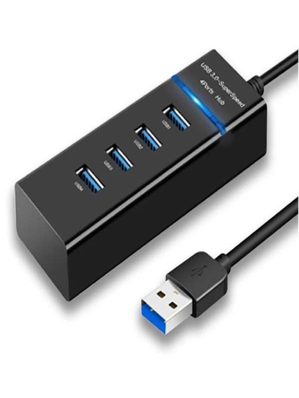 Hub Usb 3.0 4 Portas Expansor Rapido 5 Gbps Alta Velocidade - Imagem 2